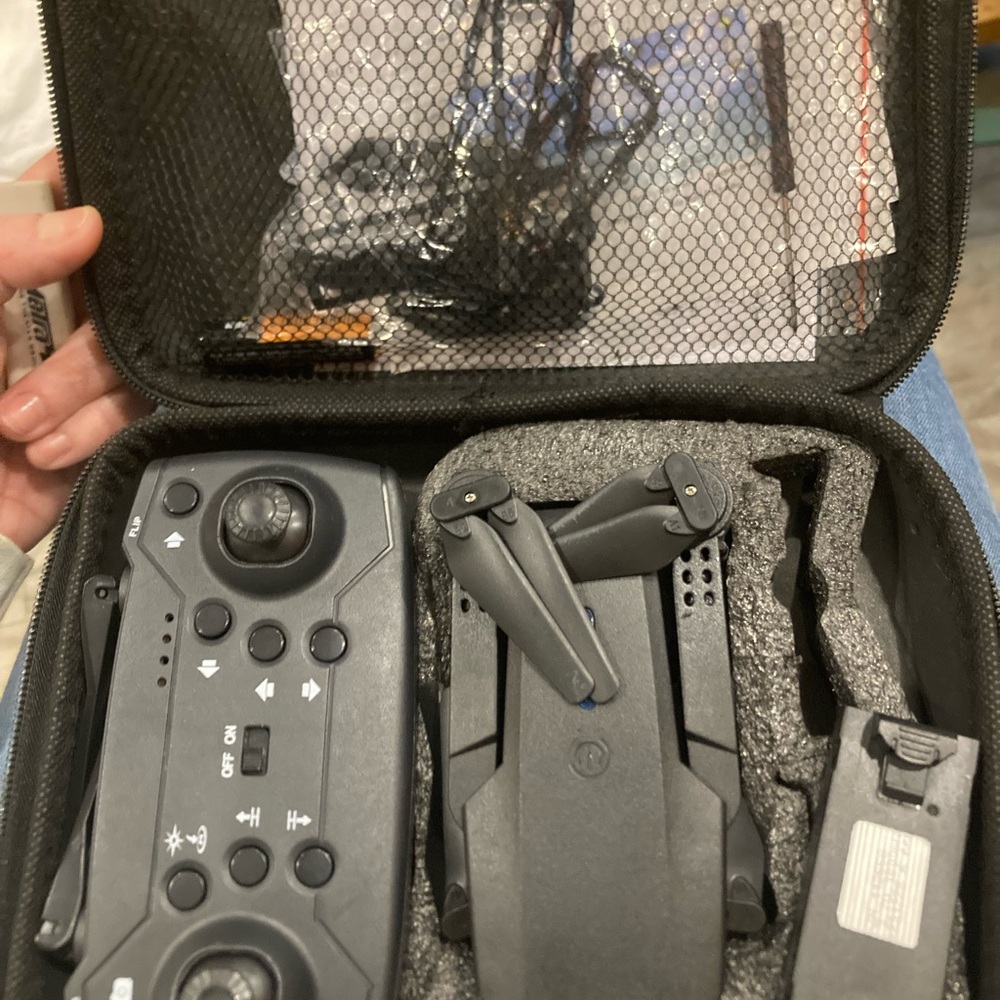 Black Drone with Controller Set